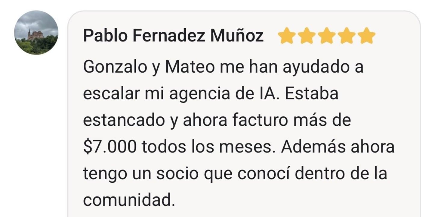 Reseña de cinco estrellas de Pablo